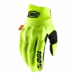 100 Percent Gants Longs 100 % Cognito D30 Jaune Clair Noir