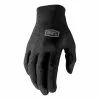 100 Percent Gants Longs 100% Sling Noir Logo Gris