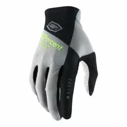 100 Percent Gants Longs 100% Celium Noir Foncé Bleu