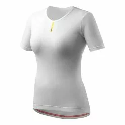 Maillot De Corps Mavic Hot Ride Manches Courtes Blanc Femme