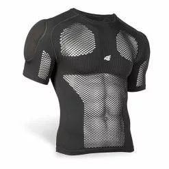 Plastron Bluegrass Seamless B&S D3O Manche Courte Noir Orange