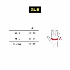 ALE Gants Longs Alé Néoprène Noir Bleu -Casques Cyclisme importe magasin ALE U COM gloves neoprene st v1