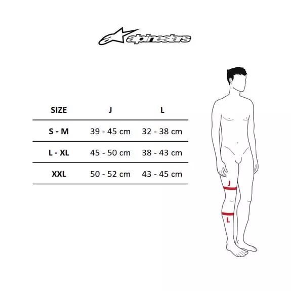 Genouillères De Protection Alpinestars Vector Noir Rouge – Image 3