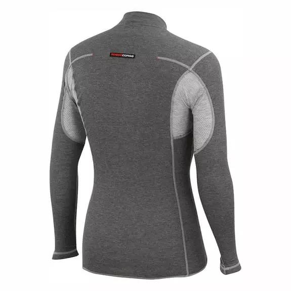 Maillot Castelli Flanders Rosso Corsa ML Gris 4 Maillot Castelli Flanders Rosso Corsa ML Gris – Image 2