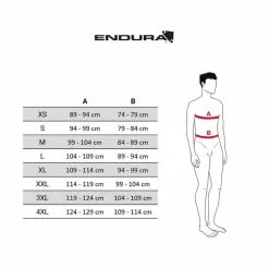 Cuissard Intérieur Sans Bretelles Endura II Noir -Casques Cyclisme importe magasin END M CL st v2
