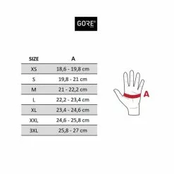 Gants Longs Gore Wear M Stretch GORE-TEX INFINIUM™ Jaune Fluor Noir -Casques Cyclisme importe magasin GOW U COM gloves st v1 4