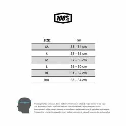 100 Percent Casque 100% Altec Noir Foncé 11 100 Percent Casque 100% Altec Noir Foncé -Casques Cyclisme importe magasin GUIA TALLES 100 CASCS ST V1 2