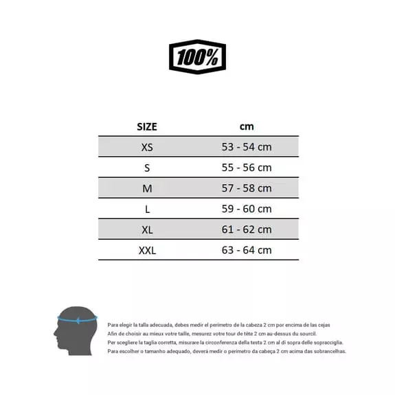 100 Percent Casque 100% Altec Noir Foncé 7 100 Percent Casque 100% Altec Noir Foncé – Image 5