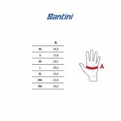 Gants Santini Brisk Courts Orange -Casques Cyclisme importe magasin SAN U COM gloves st v2 12