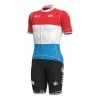 ALE Équipement Alé Groupama-FDJ 2022 Luxembourg Champion PR-System Rouge Blanc Bleu Clair -Casques Cyclisme importe magasin ale kit19 001