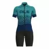 ALE Équipement Alé Flags Limited Edition Sans Bretelles Solid Traguardo Bleu Turquoise Femme -Casques Cyclisme importe magasin ale kit38 001
