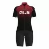 ALE Équipement Alé Honeycomb Limited Edition Solid Traguardo Noir Rouge Clair Femme -Casques Cyclisme importe magasin ale kit43 001