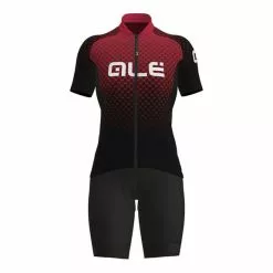 ALE Équipement Alé Honeycomb Limited Edition Solid Traguardo Noir Rouge Clair Femme