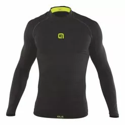 ALE Maillot De Corps Alé Seamless S1 Carbon Manche Longue Noir