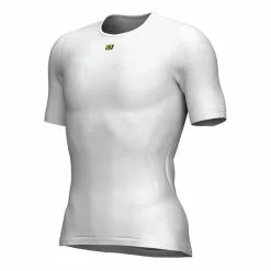 ALE Maillot De Corps Alé Velo Manche Courte Blanc Noir
