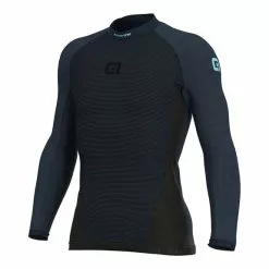 ALE Maillot De Corps Alé Klima Manche Longue Noir Bleu Foncé