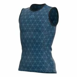 ALE Maillot De Corps Alé Quark Sans Manches Bleu