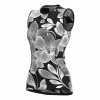 ALE Maillot De Corps Alé Garden Sans Manches Noir Blanc Femme