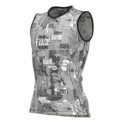 ALE Maillot De Corps Alé Break Sans Manches Gris