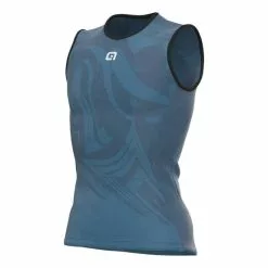 ALE Maillot De Corps Alé Etesia Sans Manches Bleu