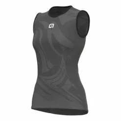 ALE Maillot De Corps Alé Etesia Sans Manches Noir Femme
