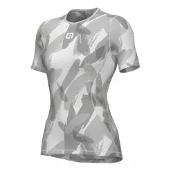 ALE Maillot De Corps Alé Brush Manche Courte Gris Femme