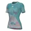 ALE Maillot De Corps Alé Paint Manche Courte Vert-bleu Femme