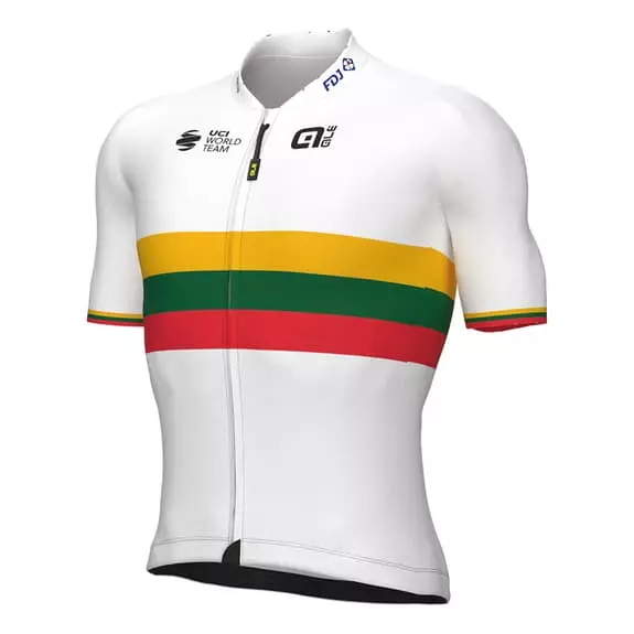 ALE Équipement Groupama-FDJ 2022 Lituania Champion Prime Blanc 4 ALE Équipement Groupama-FDJ 2022 Lituania Champion Prime Blanc – Image 2
