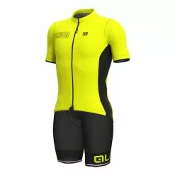 ALE Équipement Alé Color Block Solid Corsa Jaune Fluo Noir