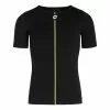 Maillot De Corps Assos Assosoires Spring Fall Manche Courte Noir -Casques Cyclisme importe magasin ass p11.40.432.18 001