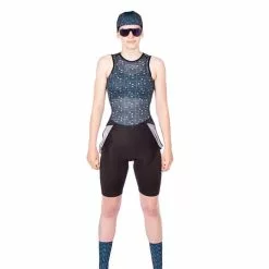 Maillot De Corps Bioracer NS Sans Manches Bleu Pétrole Femme