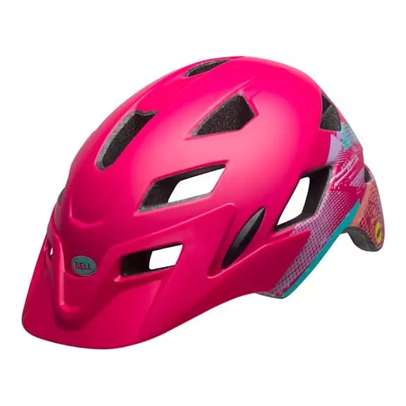 Casque Bell Sidetrack Rose Bleu Clair Enfant 4 Casque Bell Sidetrack Rose Bleu Clair Enfant – Image 2