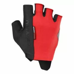 Gants Castelli Espresso Rosso Corsa Rouge
