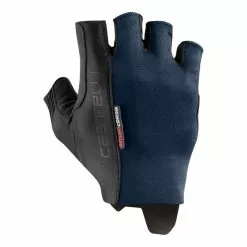 Gants Castelli Espresso Rosso Corsa Bleu Foncé Noir