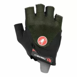 Gants Castelli Arenberg Gel 2 Rosso Corsa Vert Foncé Noir
