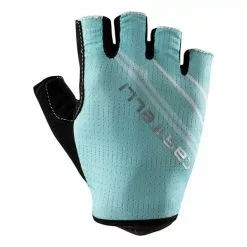 Gants Castelli Dolcissima 2 Bleu Céleste Noir Femme