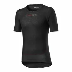Maillot De Corps Castelli Prosecco Tech Rosso Corsa Manche Courte Noir