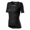 Maillot De Corps Castelli Prosecco Tech Rosso Corsa Manche Courte Noir Femme