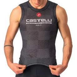 Maillot De Corps Castelli Pro Mesh Sans Manches Noir Carreaux 10 Maillot De Corps Castelli Pro Mesh Sans Manches Noir Carreaux -Casques Cyclisme importe magasin ca 4522033 010 003