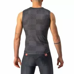 Maillot De Corps Castelli Pro Mesh Sans Manches Noir Carreaux 11 Maillot De Corps Castelli Pro Mesh Sans Manches Noir Carreaux -Casques Cyclisme importe magasin ca 4522033 010 004