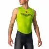 Maillot De Corps Castelli Pro Mesh Sans Manches Vert Lime électrique Carreaux -Casques Cyclisme importe magasin ca 4522033 383 001
