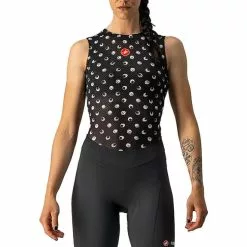 Maillot De Corps Castelli Pro Mesh 3 Sans Manches Noir Femme