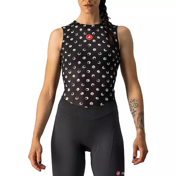 Maillot De Corps Castelli Pro Mesh 3 Sans Manches Noir Femme 3 Maillot De Corps Castelli Pro Mesh 3 Sans Manches Noir Femme