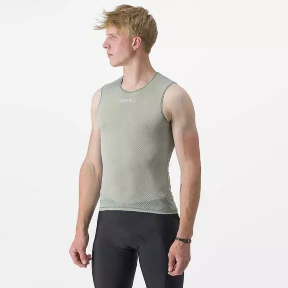 Maillot De Corps Castelli Pro Mesh 2.0 Sans Manches Vert Pâle 8 Maillot De Corps Castelli Pro Mesh 2.0 Sans Manches Vert Pâle – Image 6