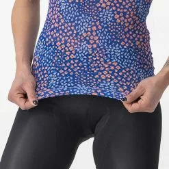 Maillot De Corps Castelli Pro Mesh 4 Sans Manches Lilas Bleu Femme -Casques Cyclisme importe magasin ca 4523050 534 003