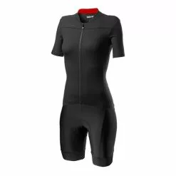 Équipement Castelli Anima 3 Prima Noir Gris Rouge Femme