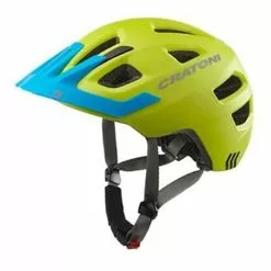 Casque Cratoni Maxter Pro Lime Bleu Mat Enfant