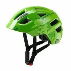 Casque Cratoni Maxter Dinosaure Vert Enfant