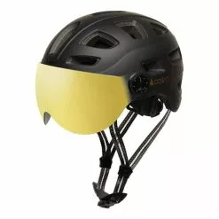 Casque Cairn Bike Quartz Visor LED USB Noir Foncé