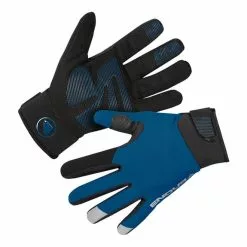 Gants Longs Endura Strike Bleu Intense Noir